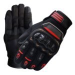 Waterproof Motorcycle Gloves – Thermal Touchscreen Riding Gloves with Hard Knuckle Protection